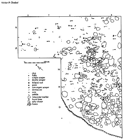 Fig. 1-10 Kabazi II, level V/6: site plan.